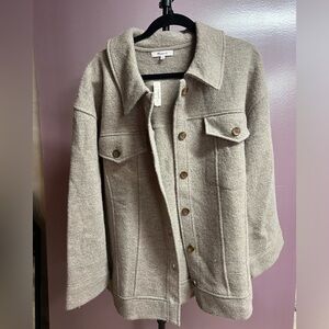 Madewell Boiled Wool Bridgman Sweater Jacket size 3x BNWT